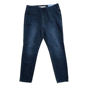 Soft Surroundings Ultimate Women PM Blue Denim Leggings Slimming 3CM92